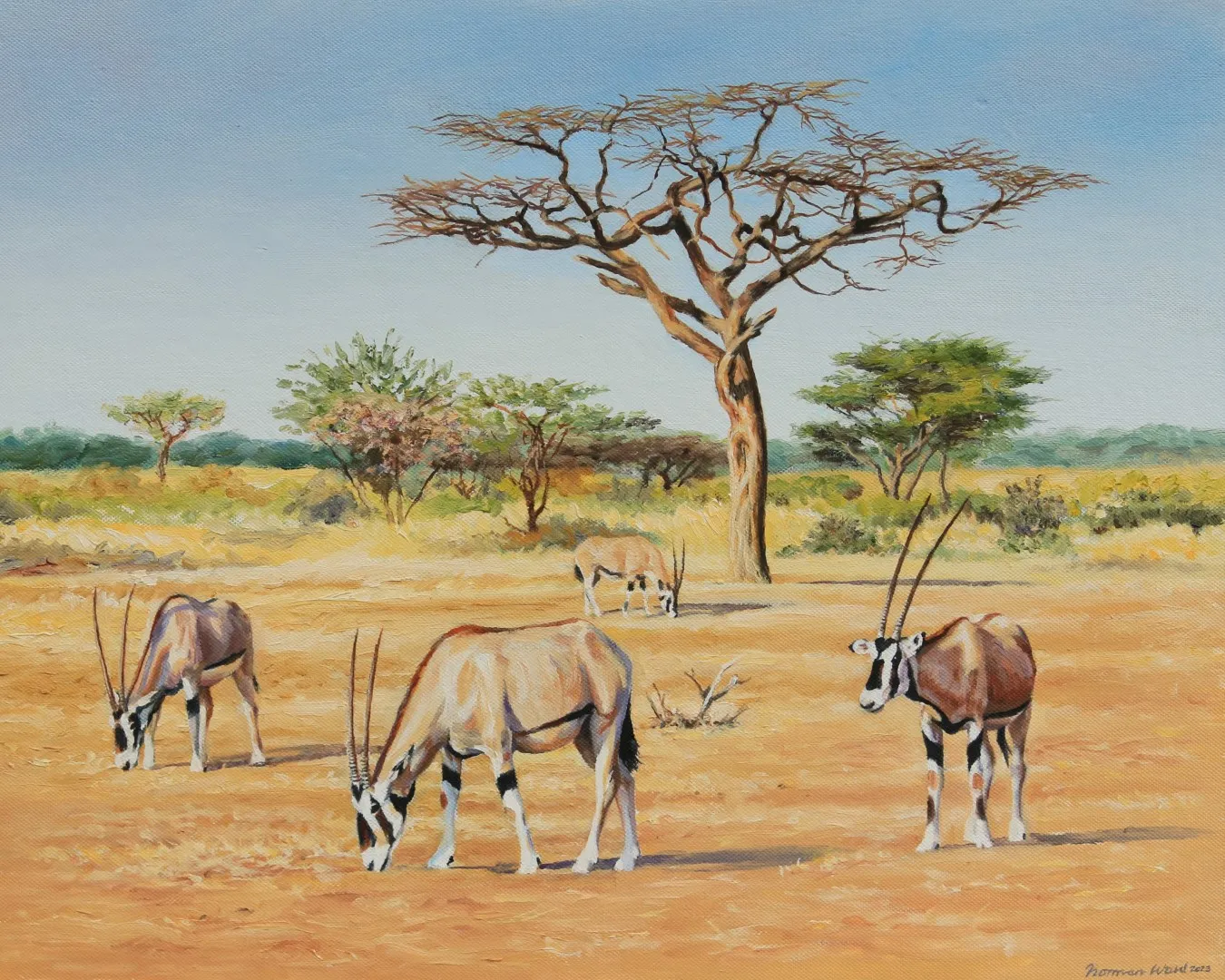 A painting by Norman Ward